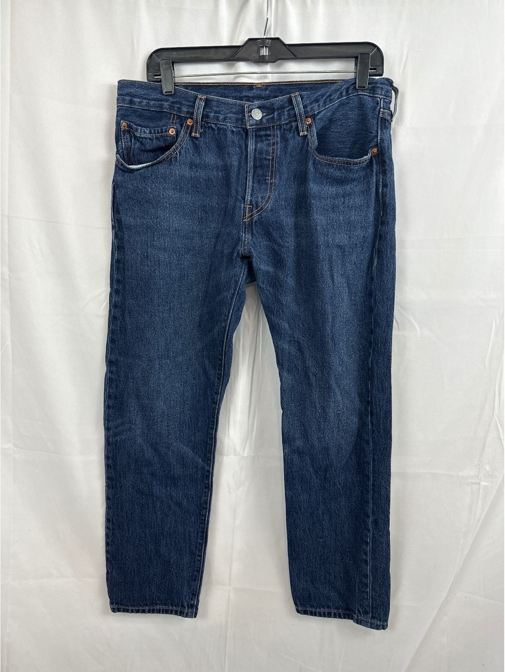 Levi's 501 CT Classic Straight Jeans W30 L32 Dark Blue Denim